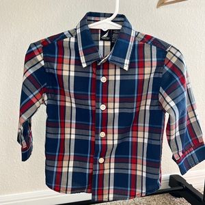 Boys Nautica Kids Polo Shirt 12M Stylish Kids Shirt - Comfy & Soft